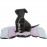 Мек, велурен матрак Trixie Junior Patchwork Lying mat във формата на дъга, подходящ за малки кученца